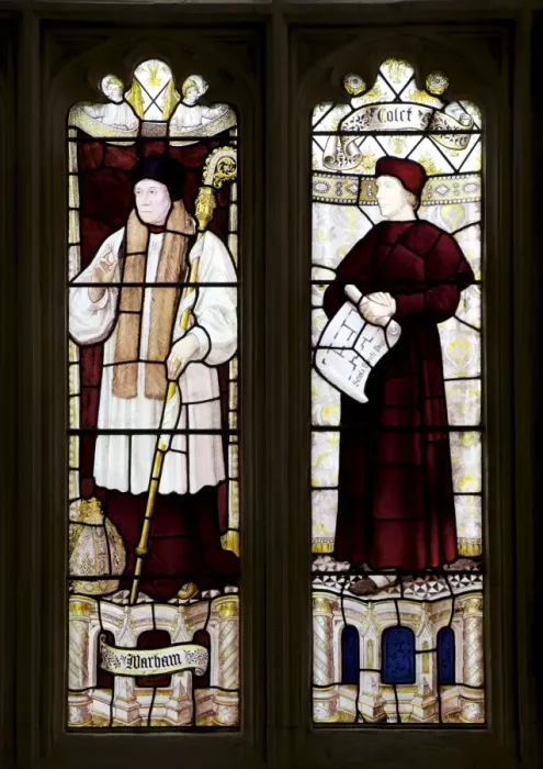 Framed Print : Stained glass windows in the Great Hall, at Christ Church College, Oxford University Framed Print : Stained glass windows in the Great Hall, at Christ Church College, Oxford University