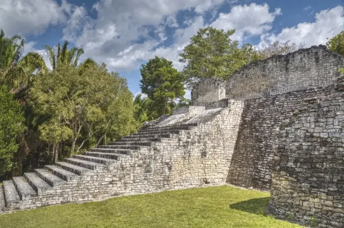 Framed Print : Stairway to the Acropolis, Kohunlich, Mayan archaeological site, Quintana Roo, Mexico Framed Print : Stairway to the Acropolis, Kohunlich, Mayan archaeological site, Quintana Roo, Mexico