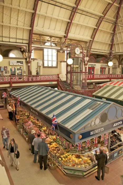 Framed Print : Stalls in the Market Hall, Derby, Derbyshire, England, United Kingdom, Europe Framed Print : Stalls in the Market Hall, Derby, Derbyshire, England, United Kingdom, Europe
