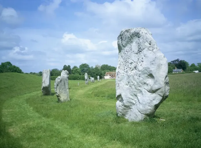Framed Print : Standing stones in prehistoric stone circle, Avebury, UNESCO World Heritage Site Framed Print : Standing stones in prehistoric stone circle, Avebury, UNESCO World Heritage Site