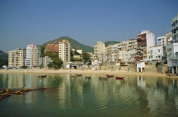Stanley town on the coast, Hong Kong Island, Hong Kong, China