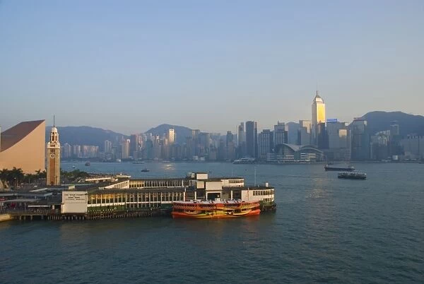 Star ferry pier, Kowloon, Hong Kong, China, Asia