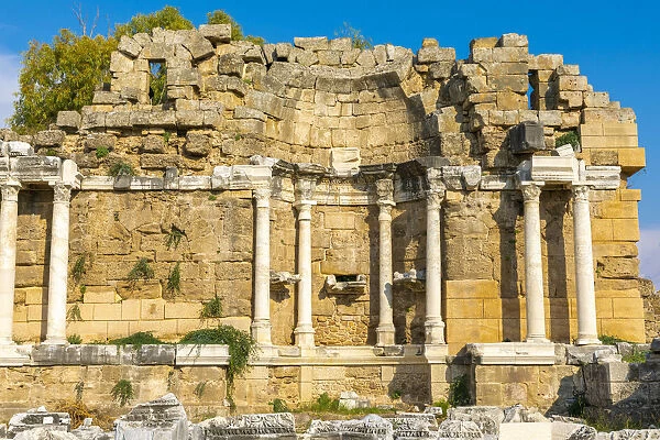 State Agora, Side, Antalya Province, Turkey, Asia Minor, Eurasia