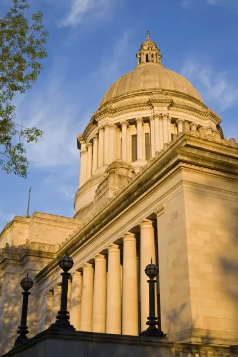 Framed Print : State Capitol, Olympia, Washington State, United States of America, North America