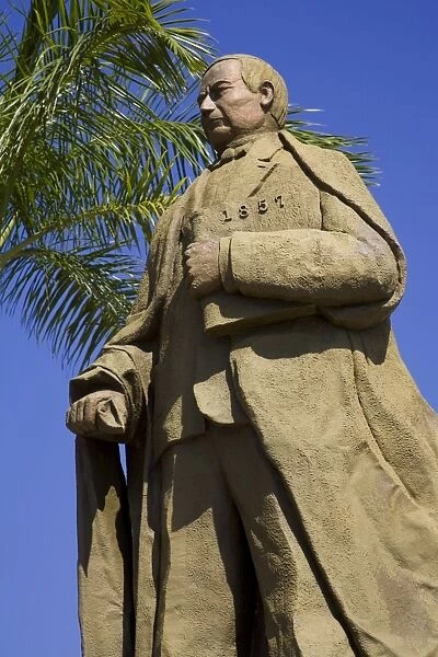 Statue of Benito Juarez on the Malecon, Acapulco City, State of Guerrero