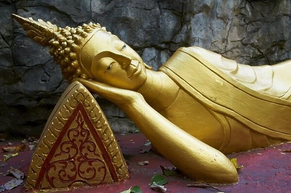 Statue of Buddha, Phu Si Hill, Luang Prabang, UNESCO World Heritage Site
