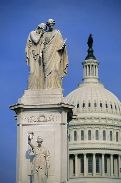 Statue on Capitol Hill, Washington D
