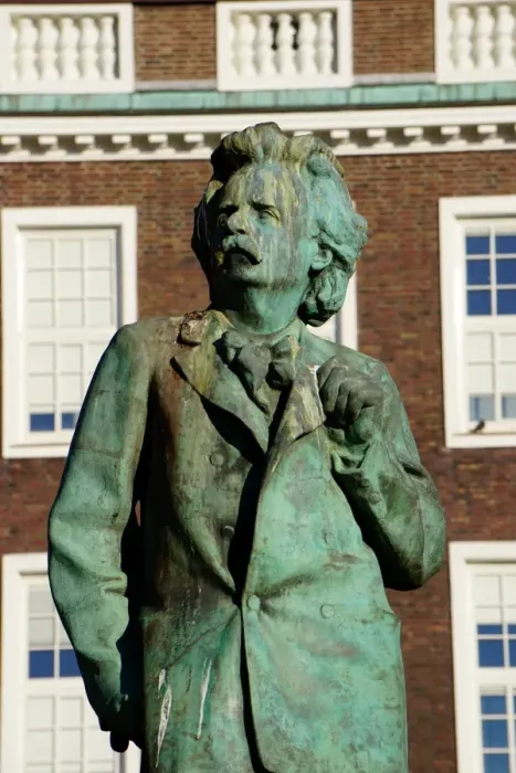 Framed Print : Statue of composer Edvard Grieg, Bergen, Hordaland, Norway, Scandinavia, Europe Framed Print : Statue of composer Edvard Grieg, Bergen, Hordaland, Norway, Scandinavia, Europe