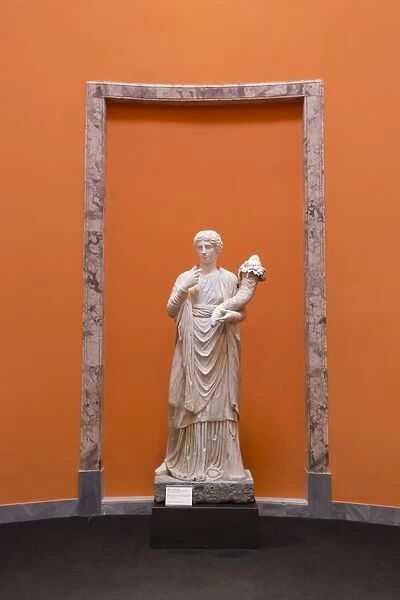 Statue of Concordia Augusta, from Pompeii, displayed at National Archaeological Museum