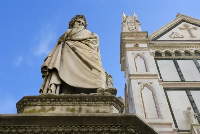 Framed Print : Statue of Dante Alighieri, Santa Croce, Florence (Firenze), UNESCO World Heritage Site Framed Print : Statue of Dante Alighieri, Santa Croce, Florence (Firenze), UNESCO World Heritage Site