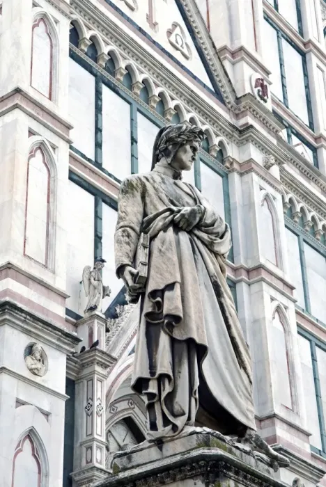 Framed Print : Statue of Dante Alighieri, Santa Croce, Florence, UNESCO World Heritage Site Framed Print : Statue of Dante Alighieri, Santa Croce, Florence, UNESCO World Heritage Site