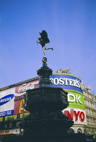 Statue of Eros, Piccadilly Circus, London, England, UK