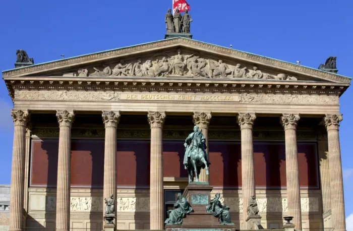 Framed Print : Statue of Friedrich Wilhelm IV on a horse outside The Old National Gallery (Alte Nationalgalerie), Berlin, Germany, Europe Framed Print : Statue of Friedrich Wilhelm IV on a horse outside The Old National Gallery (Alte Nationalgalerie), Berlin, Germany, Europe