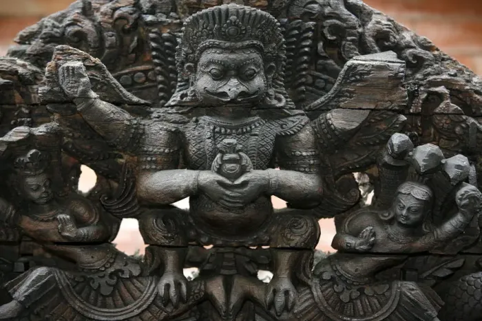 Framed Print : Statue of Garuda, Kathmandu, Nepal, Asia Framed Print : Statue of Garuda, Kathmandu, Nepal, Asia