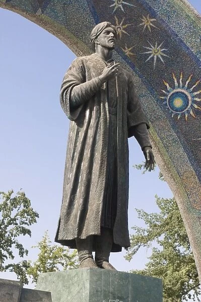 Statue of Ismail Samani, Dushanbe, Tajikistan, Central Asia