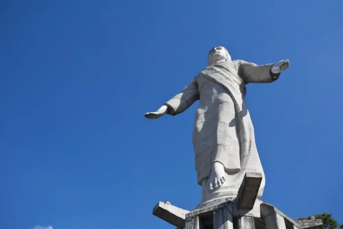 Framed Print : Statue of Jesus Christ, Park Naciones Unidas El Pichacho (United Nations Park) Framed Print : Statue of Jesus Christ, Park Naciones Unidas El Pichacho (United Nations Park)