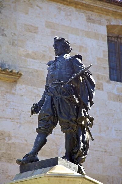 Statue of Jose de Ribera, Plaza Del Poeta Llorente, Valencia, Spain, Europe