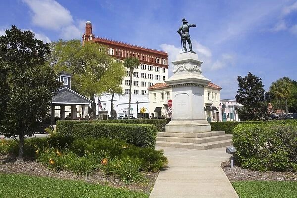 Statue of Juan Ponce de Leon, St. Augustine, Florida, United States of America