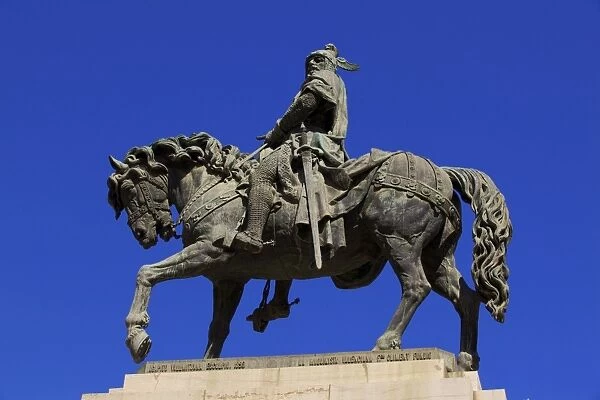 Statue of King Jaume I, Valencia, Spain, Europe