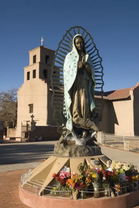 Framed Print : Statue of Our Lady of Guadalupe, El Santuario de Guadalupe Church, built in 1781 Framed Print : Statue of Our Lady of Guadalupe, El Santuario de Guadalupe Church, built in 1781