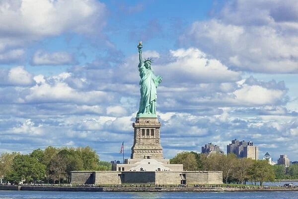 The Statue of Liberty, Liberty Island, built by Gustave Eiffel, New York City, United