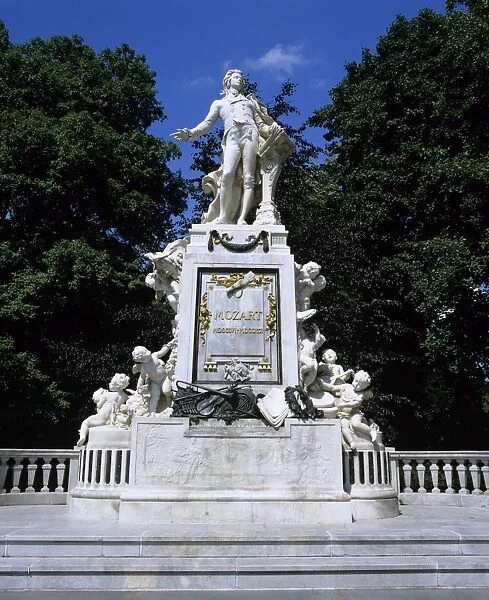 Statue of Mozart, Vienna, Austria, Europe