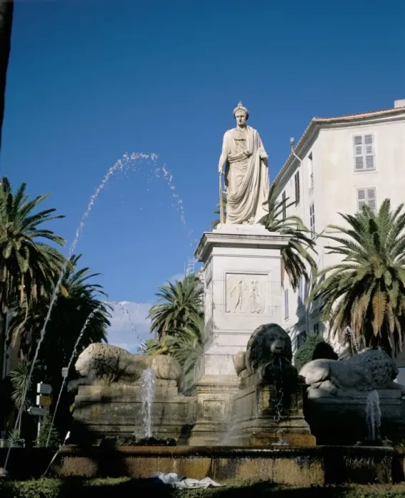 Framed Print : Statue of Napoleon as First Consul, Ajaccio, island of Corsica, France, Europe Framed Print : Statue of Napoleon as First Consul, Ajaccio, island of Corsica, France, Europe