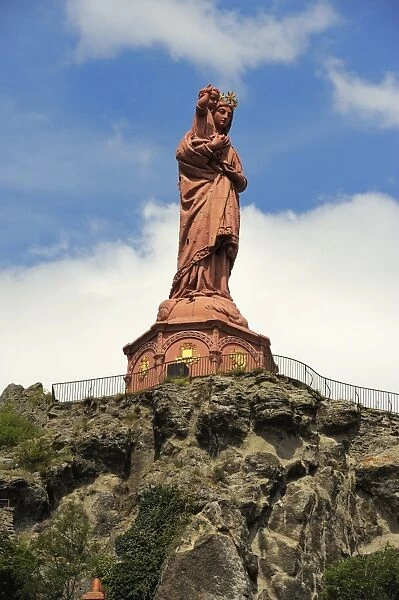 Statue of Notre-Dame-de-France, Le Puy en Velay, Haute-Loire, Massif Central