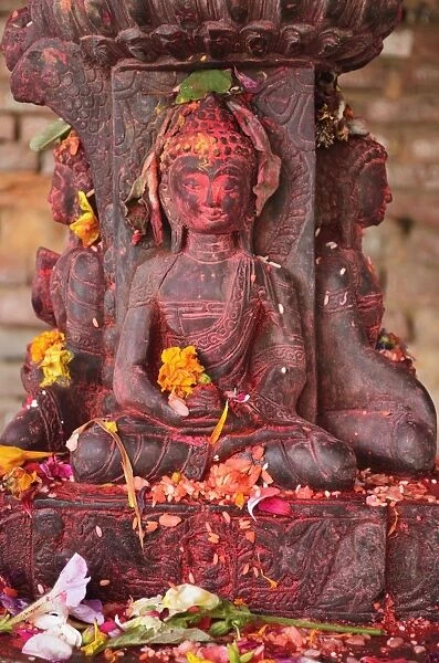 Statue, Patan, Bagmati, Central Region (Madhyamanchal), Nepal, Asia