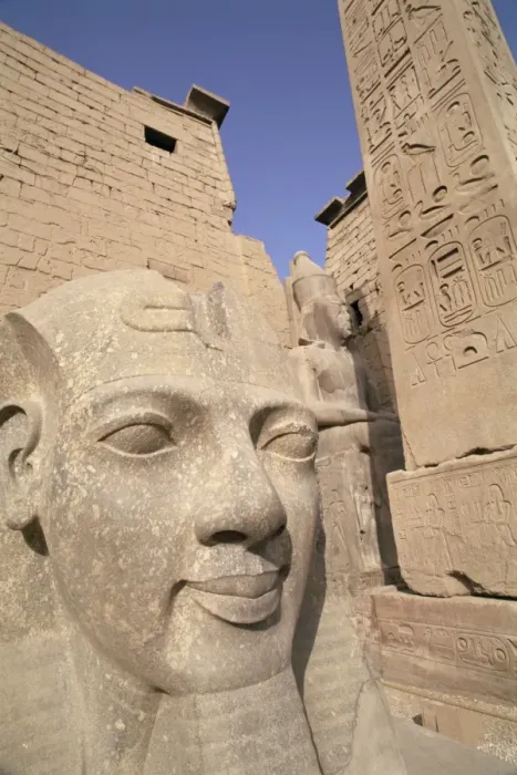 Framed Print : Statue of the pharaoh Ramses II, Luxor Temple, Thebes, UNESCO World Heritage Site Framed Print : Statue of the pharaoh Ramses II, Luxor Temple, Thebes, UNESCO World Heritage Site