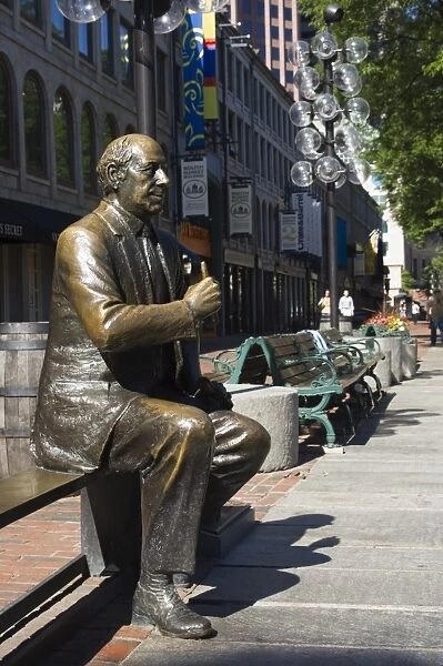 Statue in Quincy Market