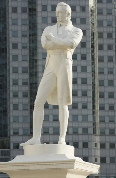 Framed Print : Statue of Sir Stamford Raffles at Raffles Landing Site Framed Print : Statue of Sir Stamford Raffles at Raffles Landing Site