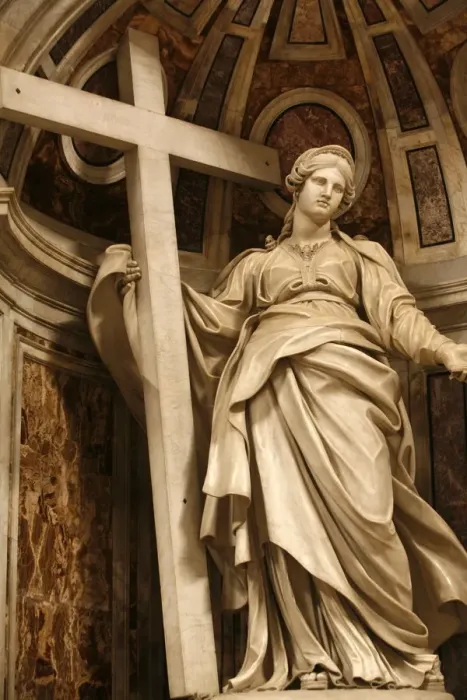 Framed Print : Statue of St. Helen in St. Peters Basilica, Vatican, Rome, Lazio, Italy, Europe Framed Print : Statue of St. Helen in St. Peters Basilica, Vatican, Rome, Lazio, Italy, Europe