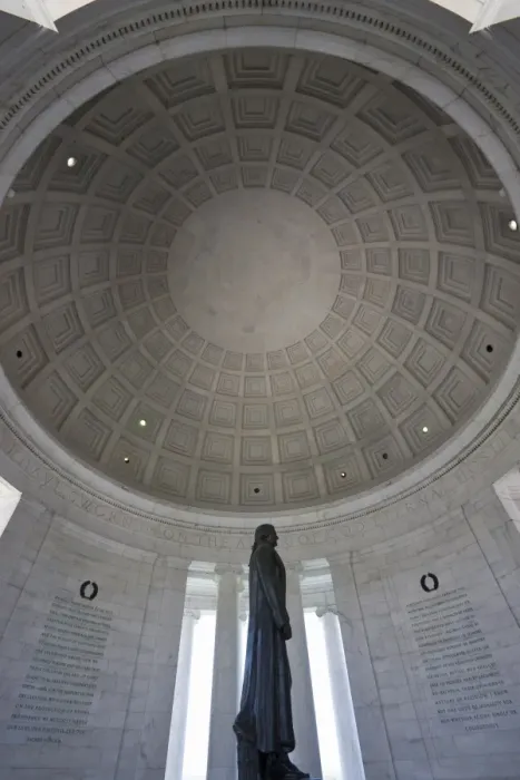Framed Print : Statue of Thomas Jefferson and the inside of the dome of the Jefferson Memorial Framed Print : Statue of Thomas Jefferson and the inside of the dome of the Jefferson Memorial