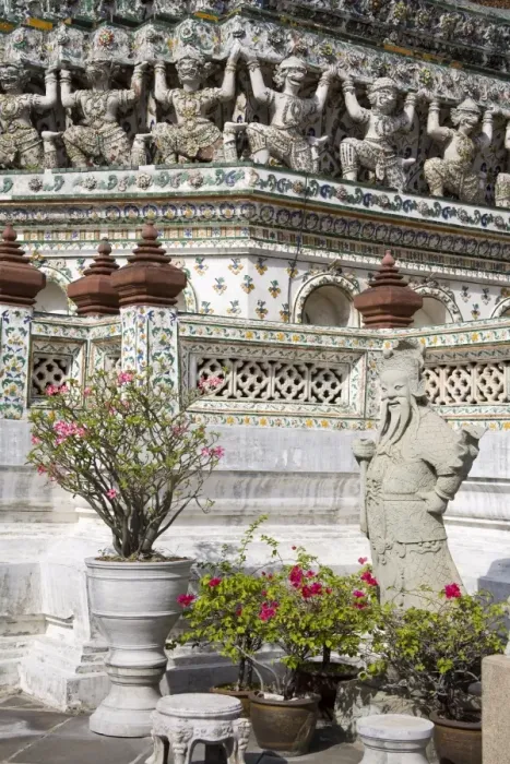 Framed Print : Statue at Wat Arun (Temple of the Dawn), Bangkok, Thailand, Southeast Asia, Asia Framed Print : Statue at Wat Arun (Temple of the Dawn), Bangkok, Thailand, Southeast Asia, Asia