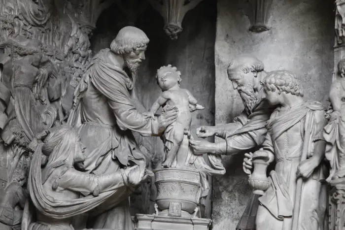 Framed Print : Statues around the chancel, Notre Dame de Chartres Cathedral, UNESCO World Heritage Site Framed Print : Statues around the chancel, Notre Dame de Chartres Cathedral, UNESCO World Heritage Site