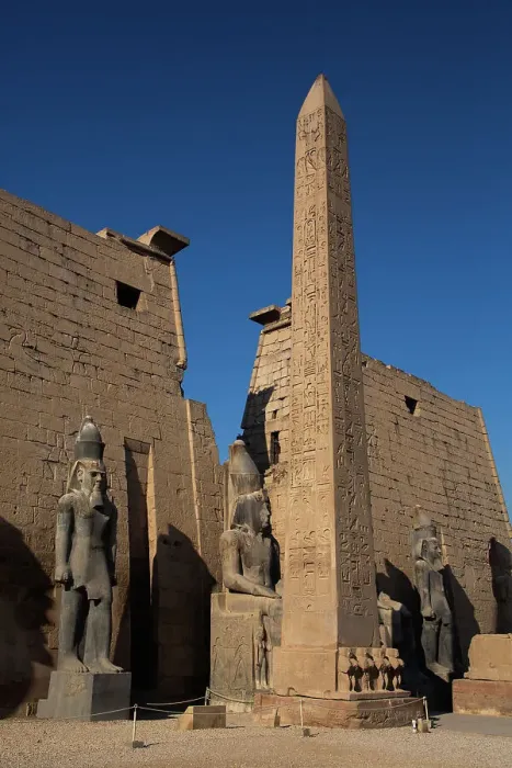 Framed Print : Statues of Rameses II with Obelisk, First Pylon of Rameses II, Luxor Temple, UNESCO World Heritage Site, Luxor, Egypt, North Africa, Africa Framed Print : Statues of Rameses II with Obelisk, First Pylon of Rameses II, Luxor Temple, UNESCO World Heritage Site, Luxor, Egypt, North Africa, Africa