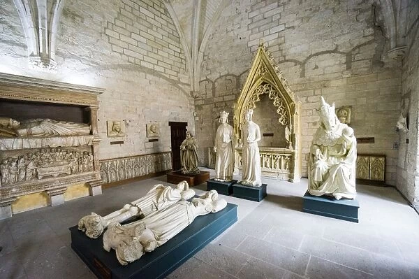 Statues, Sacristy, Palais des Papes, Avignon, France, Europe