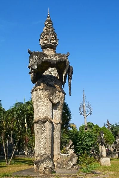 Statues in Xieng Khuan Buddha Park, Vientiane Province, Laos, Indochina