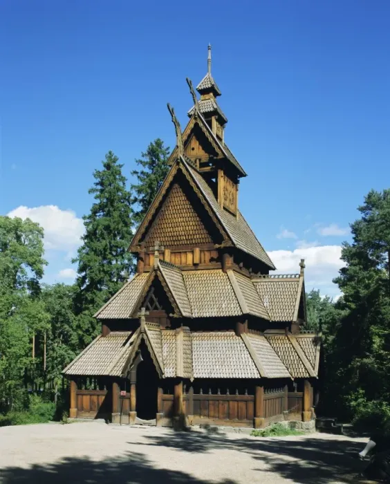 Framed Print : Stave church Framed Print : Stave church