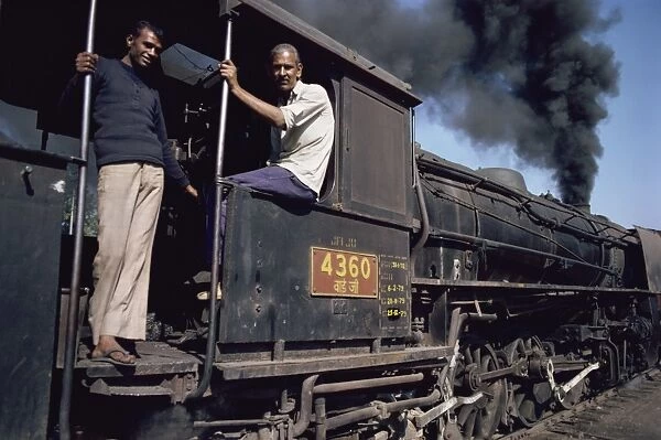 Steam locomotive, India, Asia