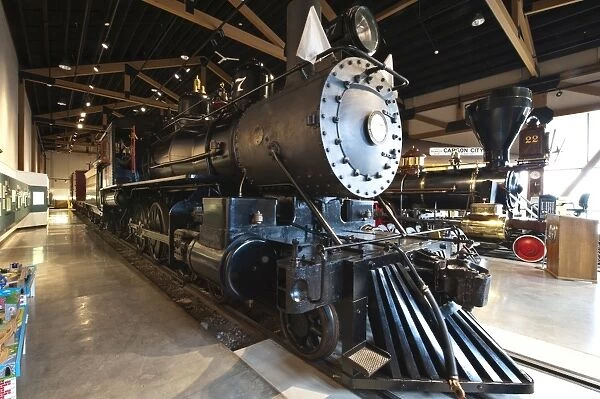 Steam locomotive, Nevada State Railroad Museum, Carson City, Nevada, United States of America, North America
