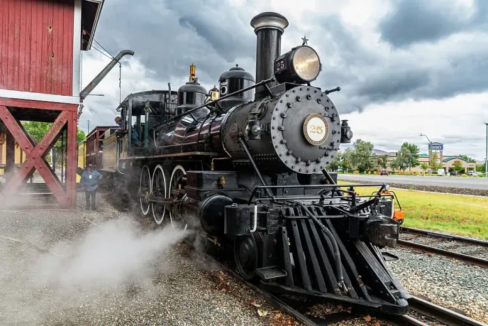 Framed Print : Steam train in the Nevada State Railroad Museum, Carson City, Nevada, United States of America, North America Framed Print : Steam train in the Nevada State Railroad Museum, Carson City, Nevada, United States of America, North America