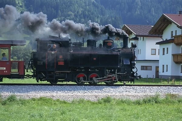 Steam train, Ziller Valley, The Tirol, Austria, Europe