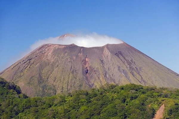 Steaming crater of Volcan de San Cristobal, 1745m, Nicaragua, Central America