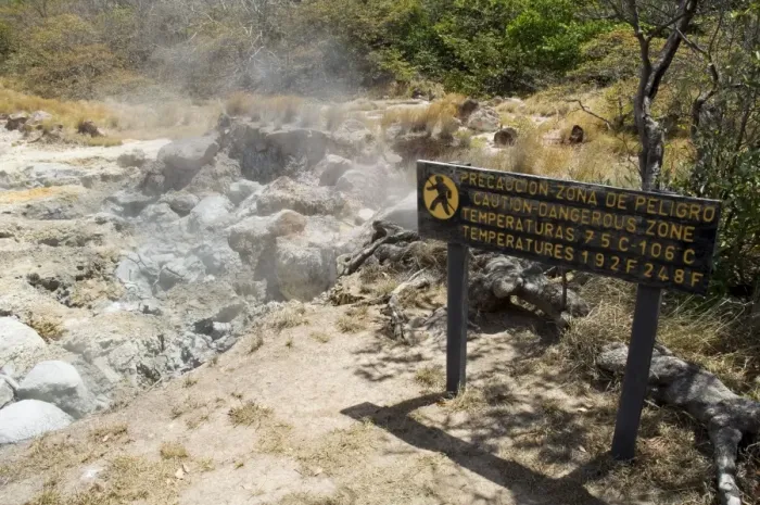 Framed Print : Steaming volcanic mud pools, Rincon de la Vieja National Park, at foot of Rincon Volcano Framed Print : Steaming volcanic mud pools, Rincon de la Vieja National Park, at foot of Rincon Volcano