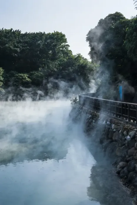 Framed Print : Steaming water in the Di-re valley, Beitou hot spring resort, Taipeh, Taiwan, Asia Framed Print : Steaming water in the Di-re valley, Beitou hot spring resort, Taipeh, Taiwan, Asia