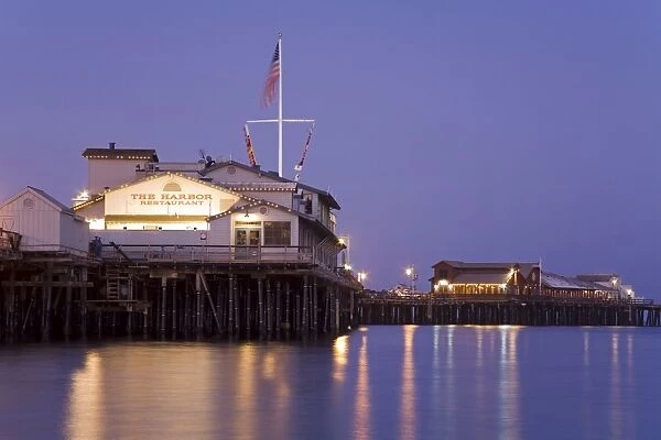 Stearns Wharf, Santa Barbara Harbor, California, United States of America, North America