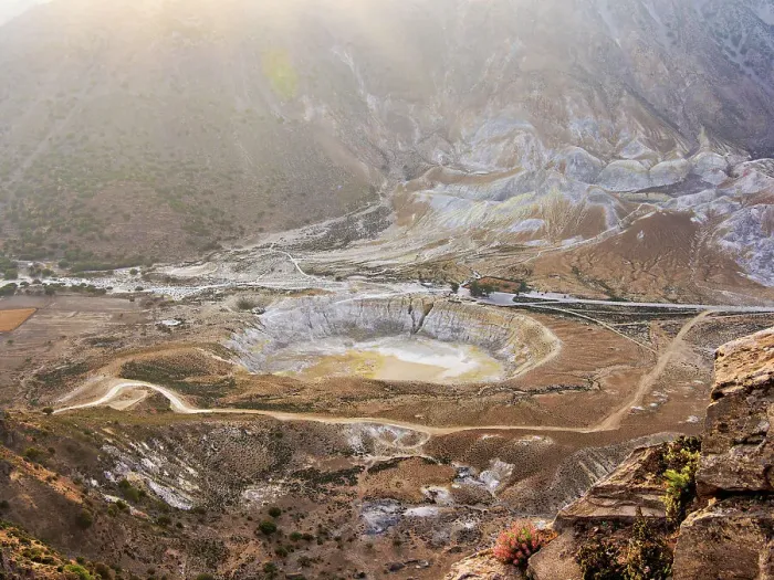Framed Print : Stefanos Volcano Crater at sunset, elevated view, Nisyros Island, Dodecanese, Greek Islands, Greece, Europe Framed Print : Stefanos Volcano Crater at sunset, elevated view, Nisyros Island, Dodecanese, Greek Islands, Greece, Europe
