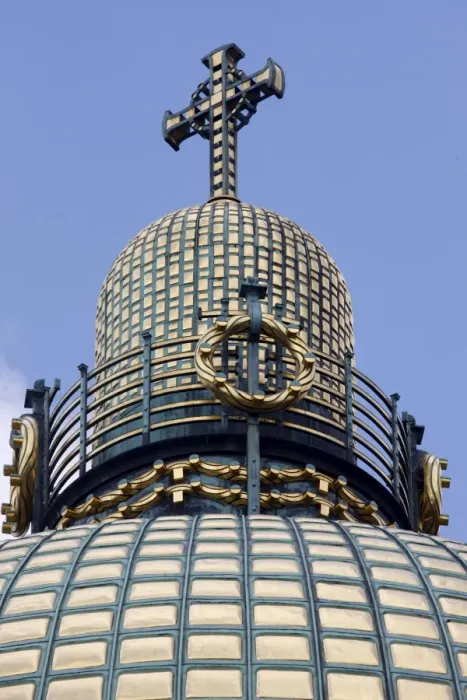 Framed Print : Am Steinhof church dome, Vienna, Austria, Europe Framed Print : Am Steinhof church dome, Vienna, Austria, Europe